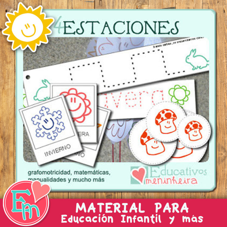 IMPRIMIBLE EDUCATIVO DE LAS 4 ESTACIONES - Educativos