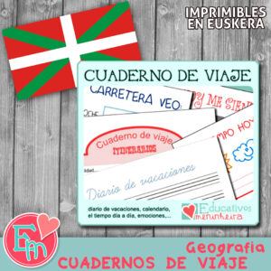 Cuaderno de viaje para niños en euskera